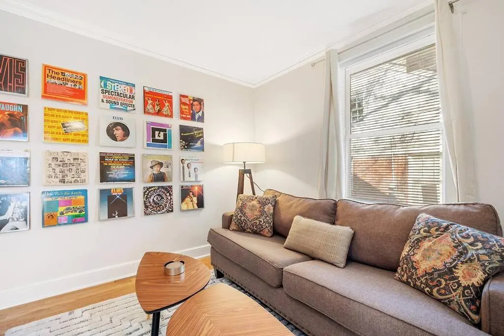 Retro 1Br For 4 With King Bed Near Zoo And Liberty Bowl Lägenhet Memphis